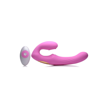 U-Pulse - Siliconen Pulsatie en Vibrerende Strapless Strap-On