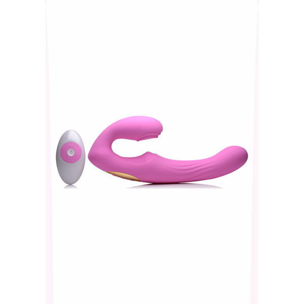 U-Pulse - Siliconen Pulsatie en Vibrerende Strapless Strap-On