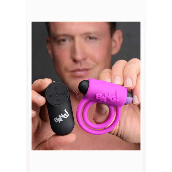 Silicone Cockring en Bullet met Afstandsbediening - Afbeelding 3