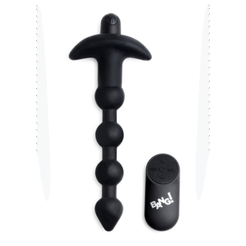 Vibrerende Silicone Anale Ballen en Afstandsbediening