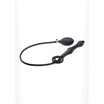 Opblaasbare Silicone Anale Plug + Cock- en Ballring