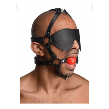 ST Blinde Vouw Harnass met Ball Gag
