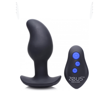 Vibrerende en E-Stim Siliconen Prostaat Massager + Afstandsbediening
