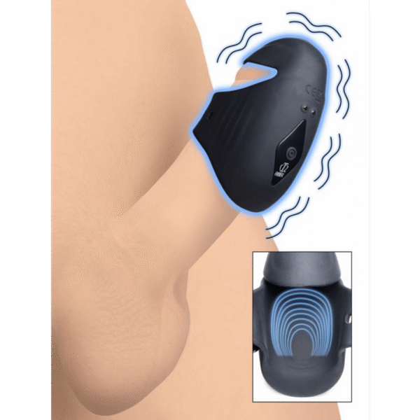Vibrerende Siliconen Penis Sleeve - Afbeelding 3