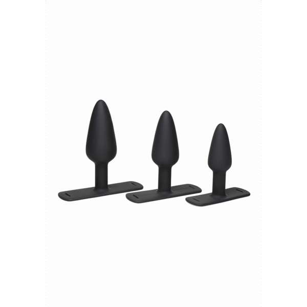 Bum-Tastic - Trainer Set Silicone 3-delige Anal Plug Set met Harness