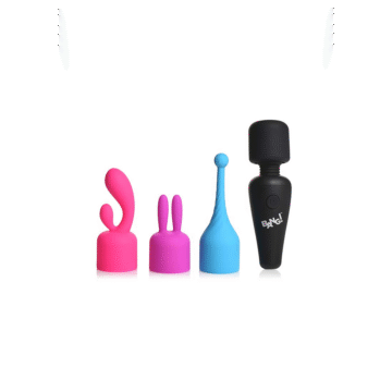 Mini Wand Massager met 3 Opzetstukken