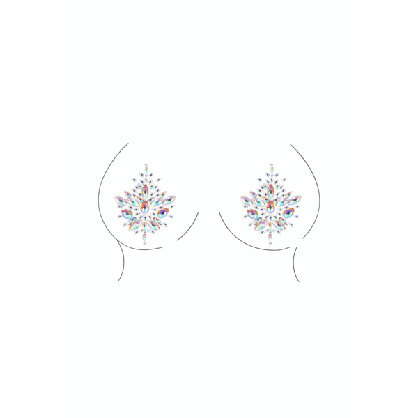 Stralende Nipple Bling Sticker