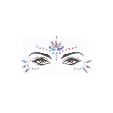 Sprankelende Oogcontact Bling Sticker