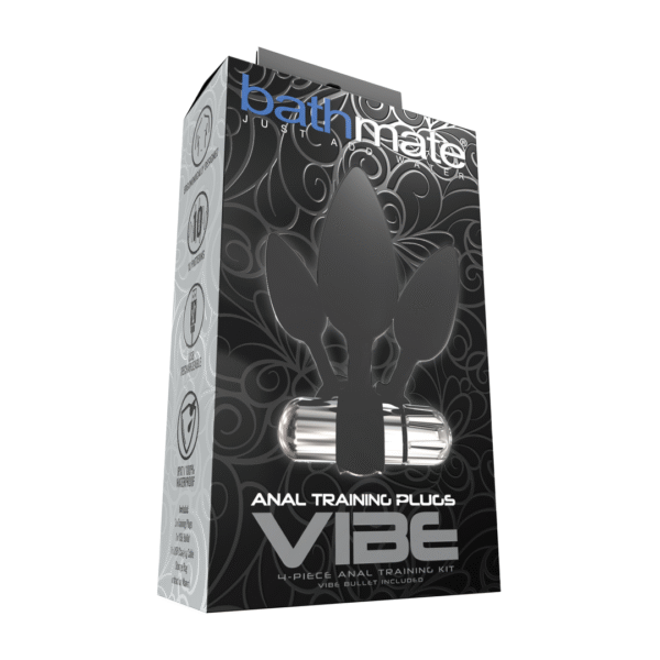 Vibe - Vibrerende Anale Trainingspluggen - Set van 3 - Zwart - Afbeelding 3