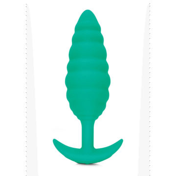 Twist Texture Plug - Vibrating Butt Plug
