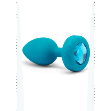 Aquamarine - Vibrating Butt Plug - S/M