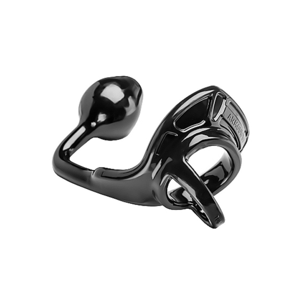 Armor Tug Lock - Cockring met Ball Strap en Butt Plug - Medium