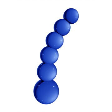 Planeten - Glazen Dildo