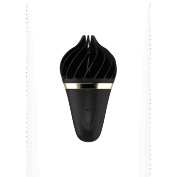 Sweet Treat - Stimulerende Tongue Spinnator - Zwart/Goud
