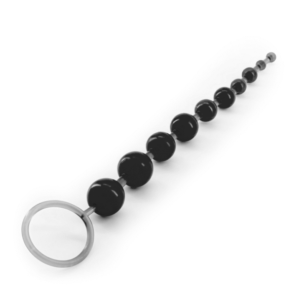 Perlas Anales Básicas - Cadena de 10 Perlas - Negra - Afbeelding 3