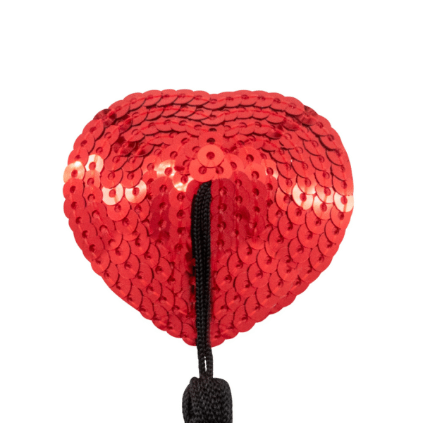 Bettie Boobs - Borlas para pezones - Rojo/Negro - Afbeelding 3