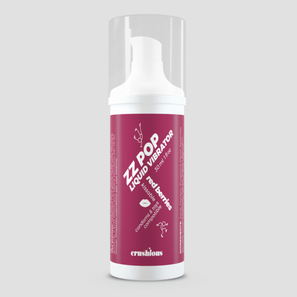 ZZ Pop - Vibrador Líquido Besable - Berries Rojas - 1 fl oz / 30 ml