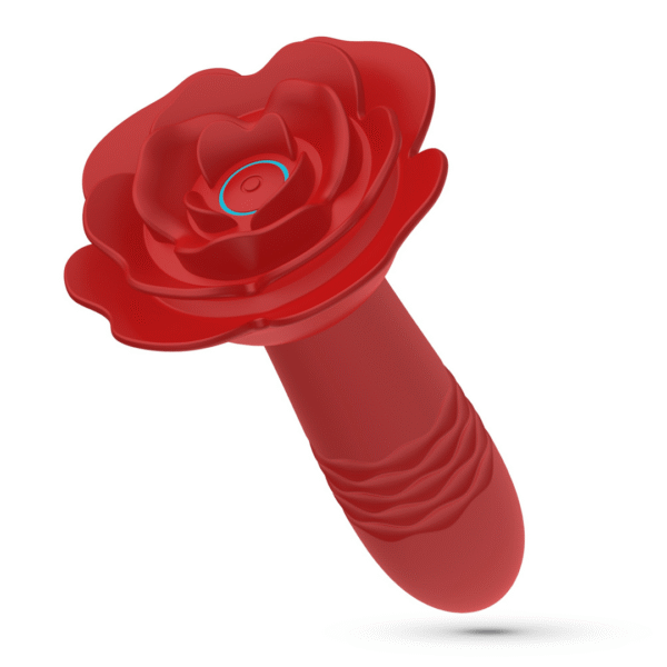 Romeo - Plug Anal con Movimiento y Control Remoto - Rojo - Afbeelding 3