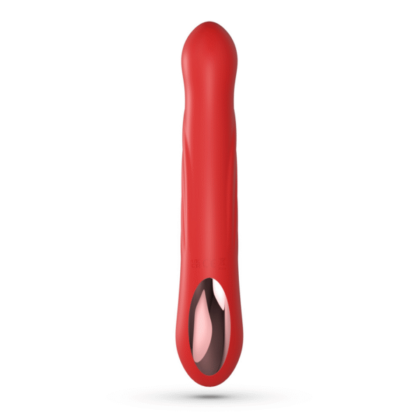 Lapin - Vibrador Conejito con Movimiento de Empuje - Rojo - Afbeelding 3
