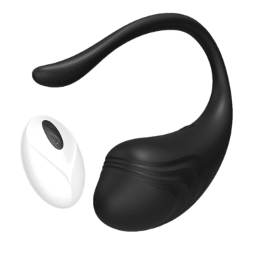 Tamago - Huevo Vibrador Recargable con Control Remoto - Negro
