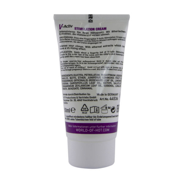 V-Activ - Stimulatiecrème voor Vrouwen - 2 fl oz / 50 ml - Afbeelding 3