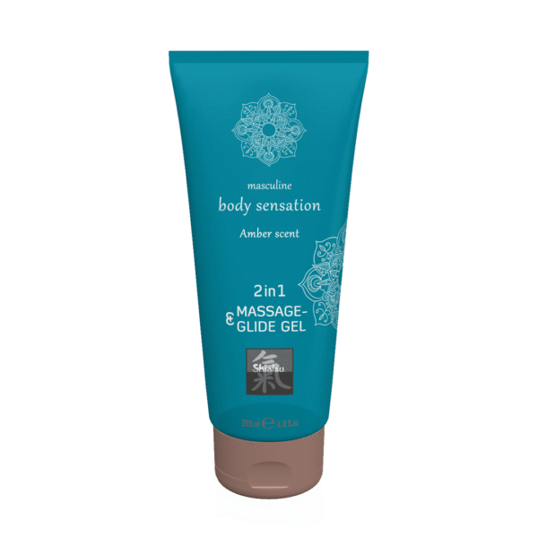2 in 1 Massage en Glide Gel - Amber - 7 fl oz / 200 ml