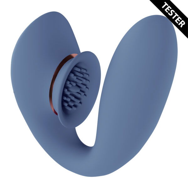 Twitch 3 - Oplaadbare Vibrator en Suction - Blauw/Grijs - Tester - Afbeelding 3