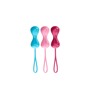 Power Balls - Kegel Balls - 3 Stuks - Turquoise/Rood/Roze