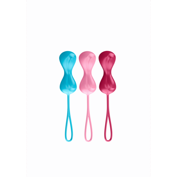 Power Balls - Kegel Balls - 3 Stuks - Turquoise/Rood/Roze