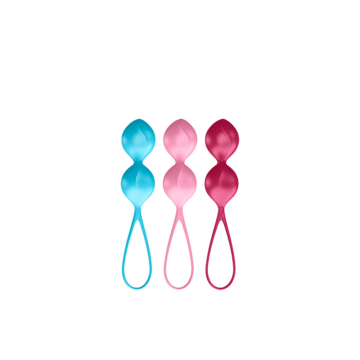 V Balls - Kegel Balls - 3 Stuks - Turquoise/Rood/Roze