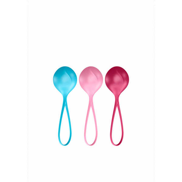 Versterkende Ballen - Kegelballen - 3 Stuks - Turquoise/Rood/Roze