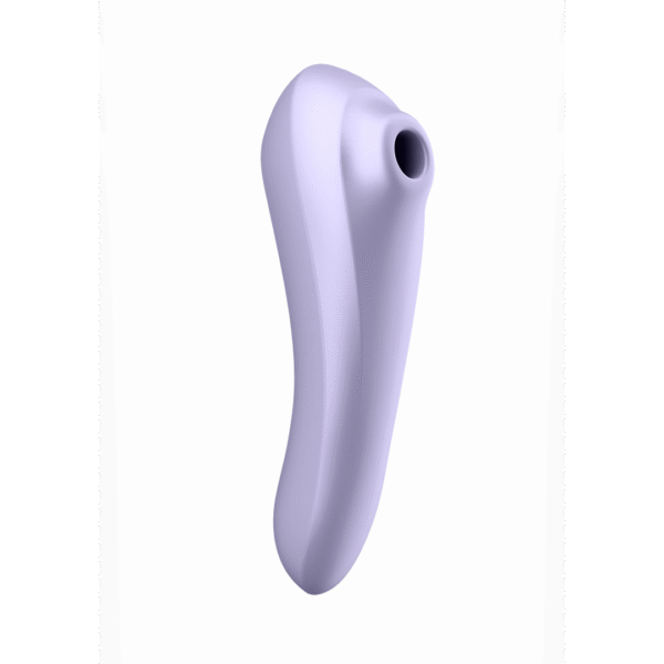 Dual Pleasure - Air Pulse Vibrator - Mauve