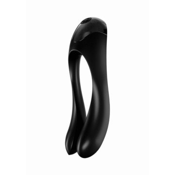 Candy Cane - Vinger Vibrator voor Intieme Zones - Zwart