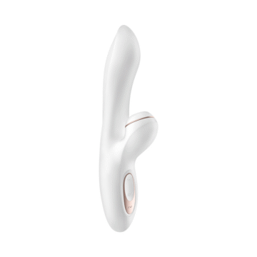 Pro Plus - G-Spot Air Pulse Stimulator en Vibratie - Wit/Roze Goud