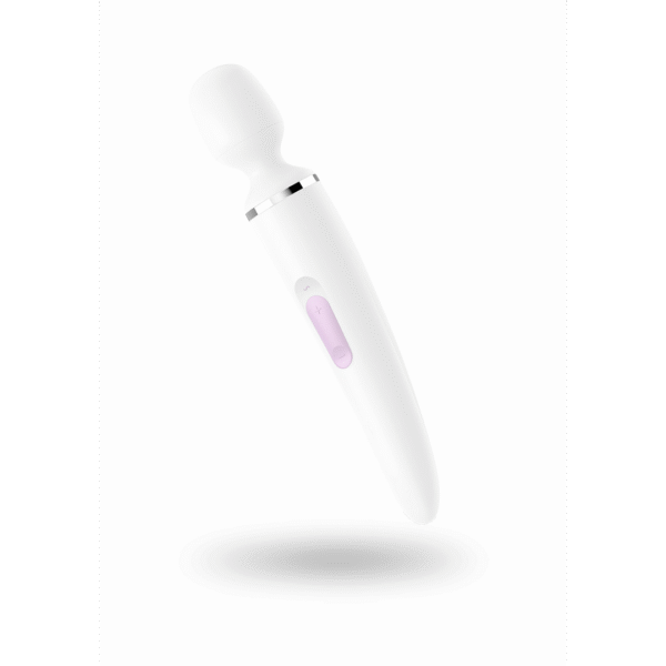 Wand-er Woman - Wand Vibrator - Wit/Chroom - Afbeelding 3