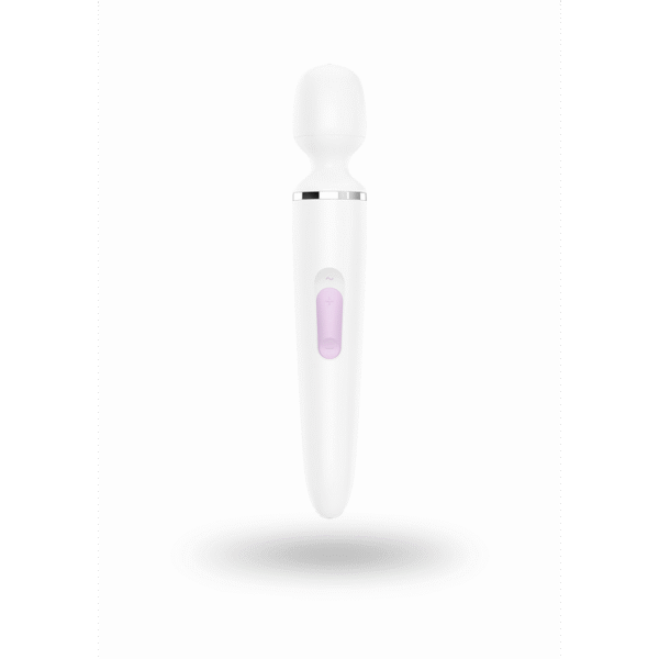 Wand-er Woman - Wand Vibrator - Wit/Chroom