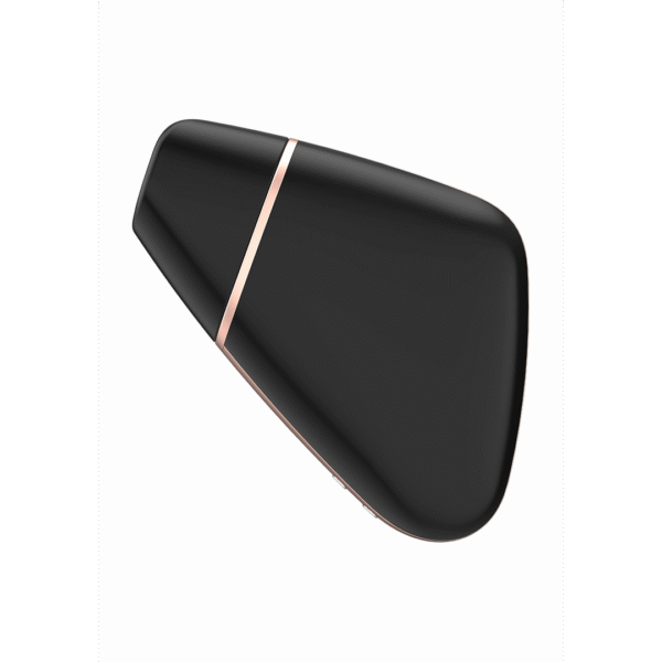 Love Triangle - Luchtpulserende Stimulator en Vibratie - Zwart - Afbeelding 3