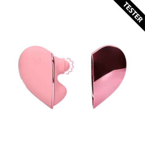 Tapping Heart Vibrator - Roze Arabesque - Tester