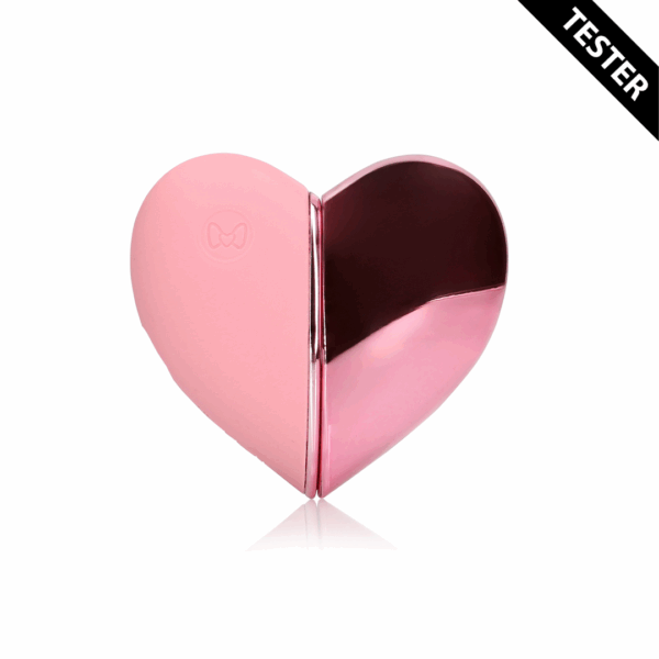 Tapping Heart Vibrator - Roze Arabesque - Tester - Afbeelding 3