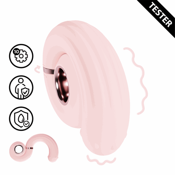 Perles - Draaibare Parels Swirl - Roze - Tester