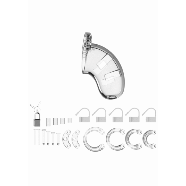 Model 01 Chastity Cock Cage - 3.5 / 9 cm - Afbeelding 3