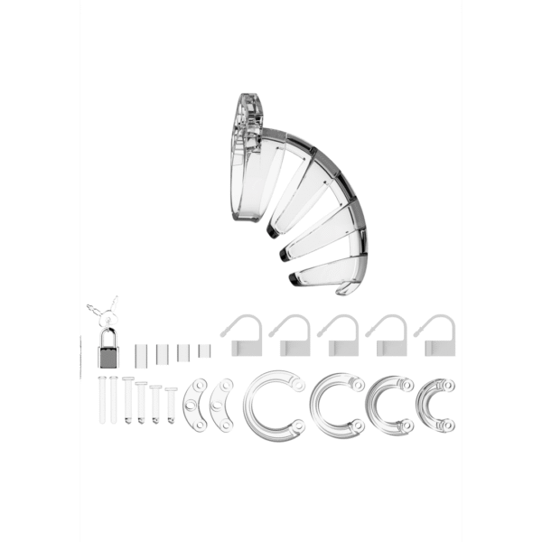 Model 02 Chastity Cock Cage - 3.5 / 9 cm - Afbeelding 3