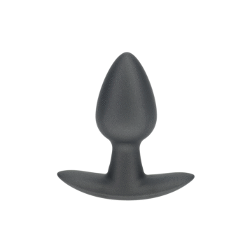 Zachte Siliconen Anale Plug - Klein - 2,6 / 6,5 cm - Gunmetal