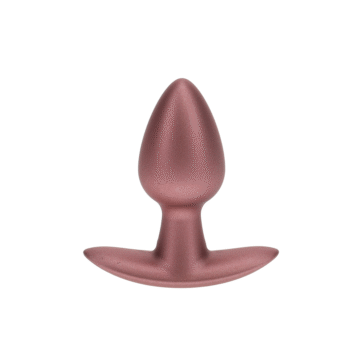 Zachte Silicone Anale Plug - Klein - 2,6 / 6,5 cm - Roségoud