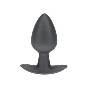 Zachte Siliconen Anale Plug - Medium - 3,1 / 7,9 cm - Gunmetal