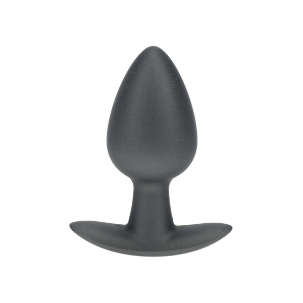 Zachte Siliconen Anale Plug - Medium - 3,1 / 7,9 cm - Gunmetal