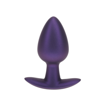Zachte Siliconen Anale Plug - Medium - 3,1 / 7,9 cm - Metallic Paars