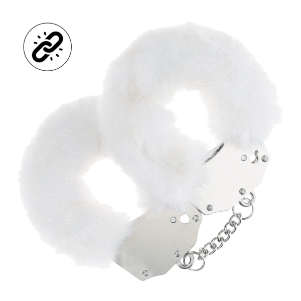 Zware Fluffy Handboeien - Wit