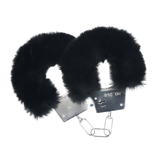 Classic Fluffy Handboeien - Zwart - Afbeelding 3