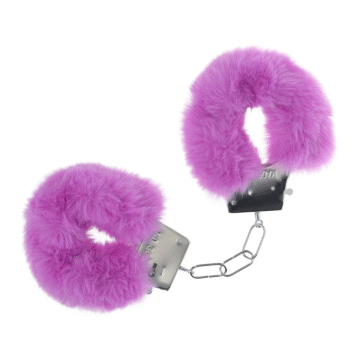 Classic Fluffy Handboeien - Paars
